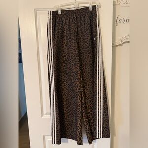 Adidas animal print sweatpants size s